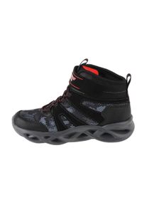 skechers - Śniegowce chłopięce Skechers Twisted Brights - Zerrix. Kolor: czarny, wielokolorowy. Materiał: guma, syntetyk, materiał