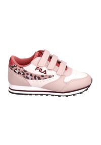 Buty do chodzenia dla dzieci Fila Orbit Velcro Low. Kolor: różowy. Sport: turystyka piesza #1