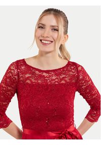 Swing Sukienka koktajlowa 77761210 Czerwony Regular Fit. Kolor: czerwony. Materiał: syntetyk. Styl: wizytowy #4