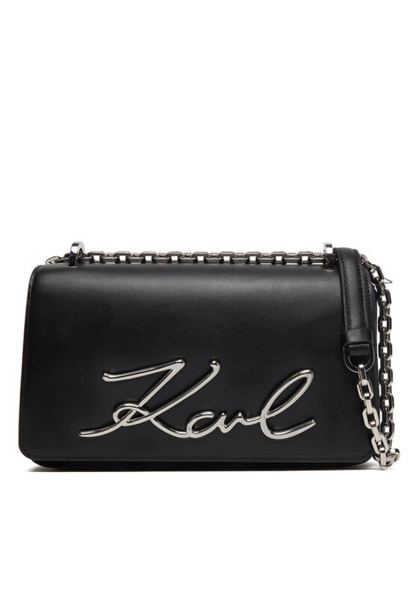 Karl Lagerfeld - KARL LAGERFELD Torebka B1W30046 Czarny. Kolor: czarny. Materiał: skórzane