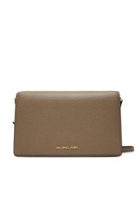 MICHAEL Michael Kors Torebka Jet Set Medium 32S4GJ6C6L Beżowy. Kolor: beżowy. Materiał: skórzane
