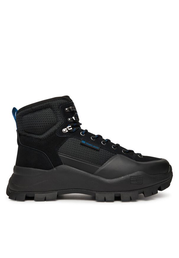 Trekkingi Tommy Jeans. Kolor: czarny. Sport: turystyka piesza