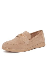 DeeZee Mokasyny 13-1120-2 Beżowy. Kolor: beżowy. Materiał: materiał #3