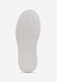 Born2be - Białe Trampki na Platformie z Naszywką na Boku Alimiora. Kolor: biały. Wzór: aplikacja. Obcas: na platformie. Styl: elegancki #8