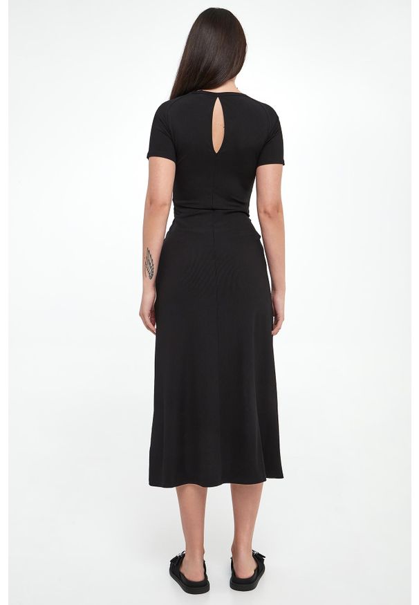 Marella - Sukienka z marszczeniem Norois MARELLA MONOCHROME