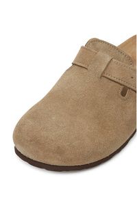 DeeZee Klapki W23Q22095 Beżowy. Kolor: beżowy. Materiał: zamsz, skóra #6