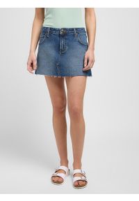 Lee - DAMSKA SPÓDNICA LEE MINI SKIRT FACETS OF BLUE 112349008