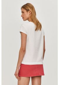 Love Moschino T-shirt kolor biały. Okazja: na co dzień. Kolor: biały. Wzór: nadruk. Styl: casual #2