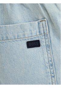 BOSS Szorty jeansowe Sandrew 50563627 Błękitny Relaxed Fit. Kolor: niebieski. Materiał: bawełna #3