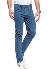 Lee - LEE JEANSY MĘSKIE BROOKLYN STONEWASH L76XSQ44 112121163. Okazja: do pracy, na uczelnię, na co dzień. Styl: klasyczny, casual, elegancki #3