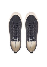 Karl Lagerfeld - KARL LAGERFELD Trampki Kampus Max V KL50526 Granatowy. Kolor: niebieski. Materiał: materiał #3