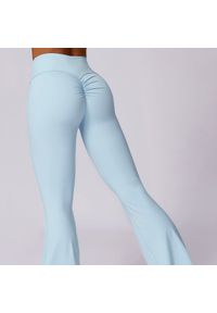 Intica - Spodnie treningowe z elastycznego materiału z wysokim stanem Oksun. Stan: podwyższony. Kolor: czarny. Materiał: materiał. Sport: fitness #6