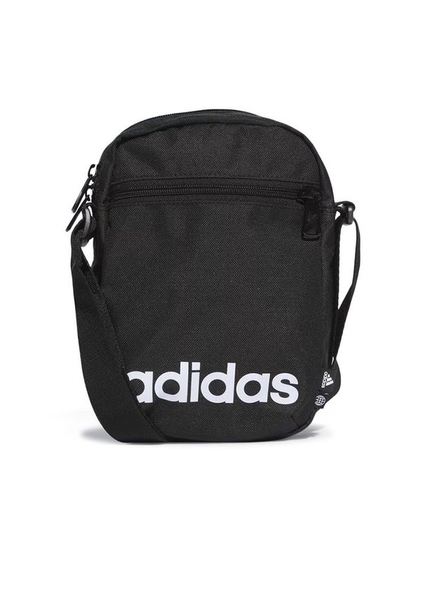 Adidas - Torba adidas Sportswear Essentials Organizer HT4738 - czarna. Kolor: czarny. Materiał: materiał. Wzór: aplikacja