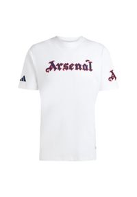 Adidas - Koszulka Arsenal US Pack. Kolor: biały. Materiał: bawełna