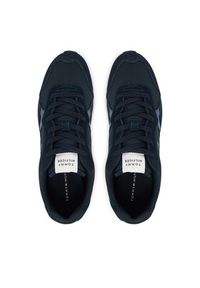 TOMMY HILFIGER - Tommy Hilfiger Sneakersy Runner Icon Mix FM0FM05679 Granatowy. Kolor: niebieski. Materiał: zamsz, skóra #6