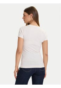 Guess T-Shirt W5BI29 J1314 Écru Slim Fit. Materiał: bawełna #5