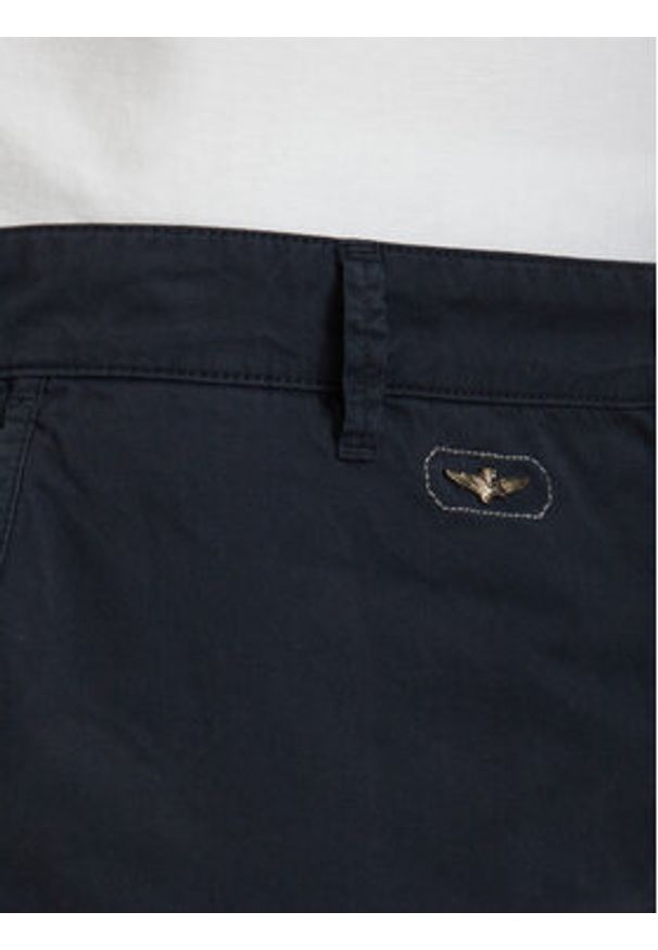 Aeronautica Militare Szorty materiałowe 261BE0066UCT01122 Granatowy Regular Fit. Kolor: niebieski. Materiał: bawełna