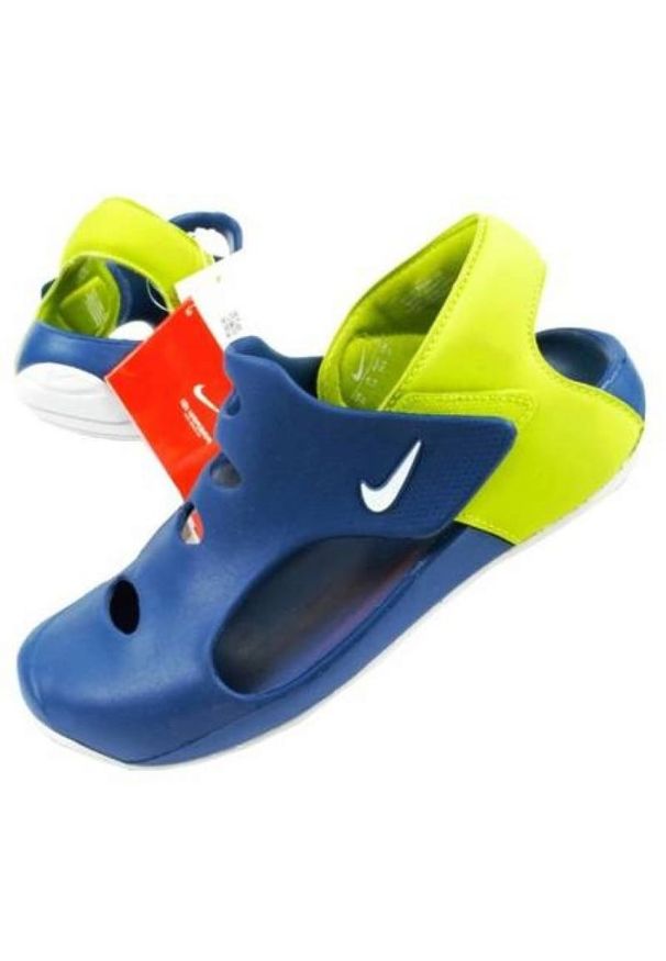 Sandały Nike Sunray Protect Jr DH9465-402 niebieskie. Zapięcie: rzepy. Kolor: niebieski. Sezon: lato