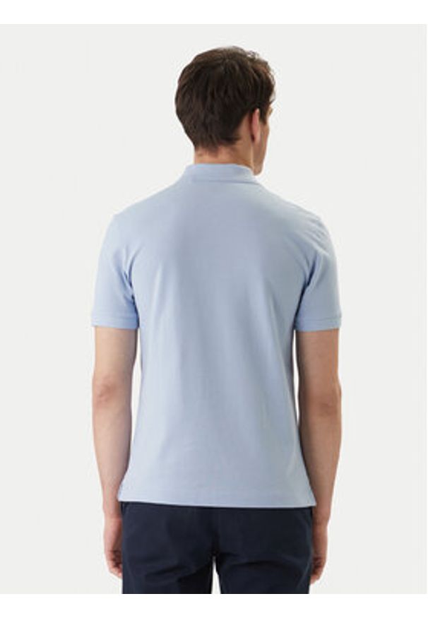 BOSS Polo Pallas 50553564 Błękitny Regular Fit. Typ kołnierza: polo. Kolor: niebieski. Materiał: bawełna