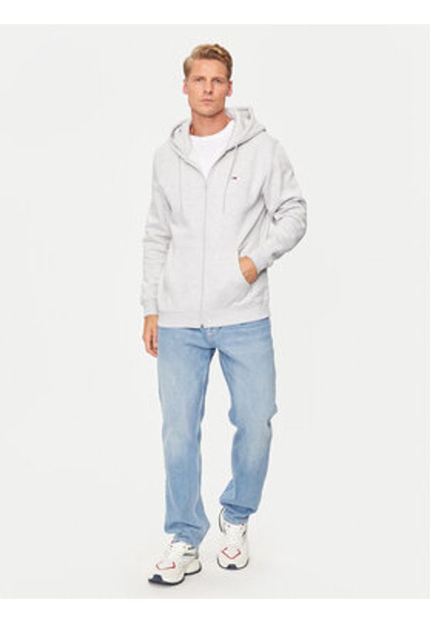 Tommy Jeans Bluza DM0DM20743 Szary Regular Fit. Kolor: szary. Materiał: bawełna