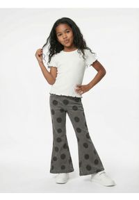 Sinsay - Spodnie dzwony z efektem sprania - szary. Kolor: szary #1