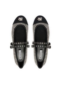 Karl Lagerfeld - KARL LAGERFELD Baleriny Karo KL40128 Czarny. Kolor: czarny. Materiał: syntetyk #5
