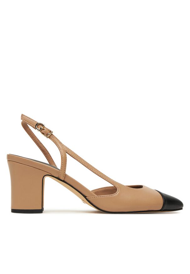 Czółenka Guess. Kolor: beżowy