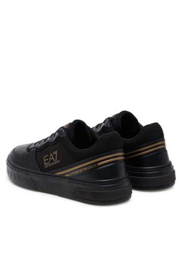 EA7 Emporio Armani Sneakersy X8X173 XK374 M701 Czarny. Kolor: czarny. Materiał: skóra