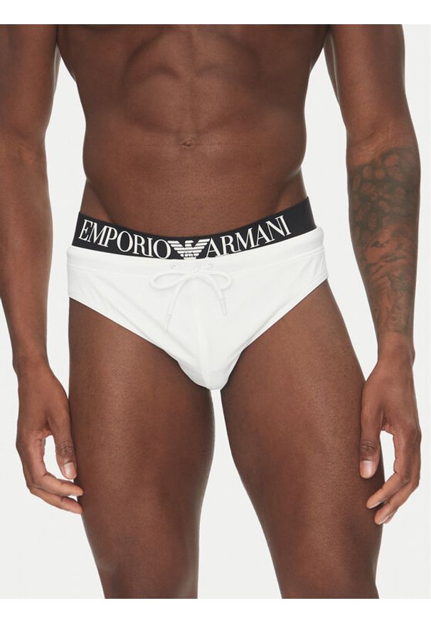 Emporio Armani Kąpielówki EM000582 AF12329 U0002 Czarny. Kolor: czarny. Materiał: syntetyk