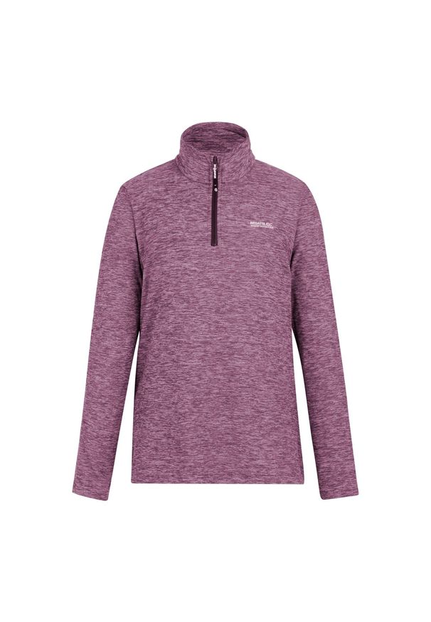 Regatta - Polarowy Top Damski Krótki Suwak Sweetheart. Kolor: czerwony. Materiał: polar. Długość: krótkie. Sezon: zima