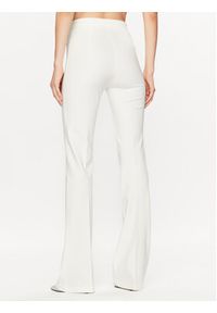 Pinko Spodnie materiałowe 100054 A15M Biały Wide Leg. Kolor: biały. Materiał: wiskoza