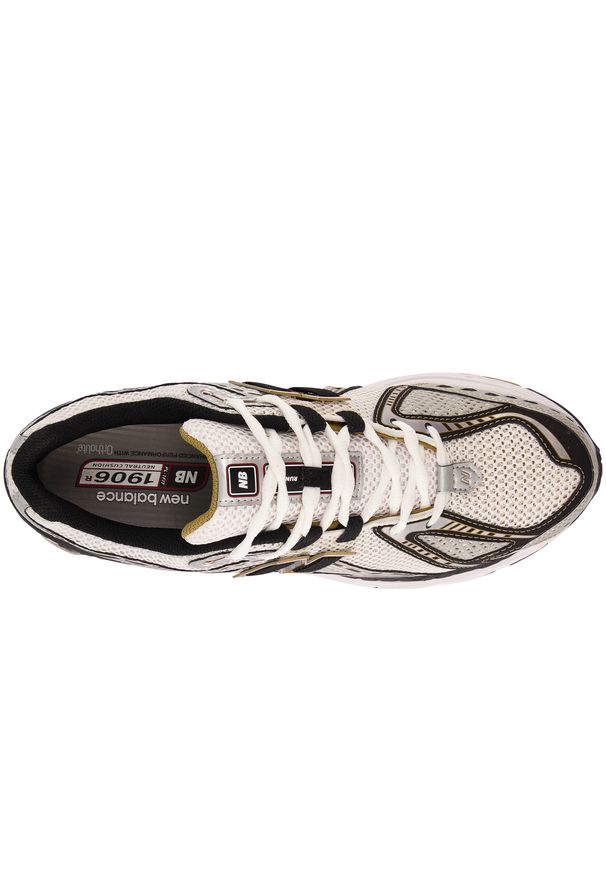 Buty unisex New Balance M1906RA – srebrne. Kolor: biały. Materiał: guma, materiał, syntetyk. Szerokość cholewki: normalna. Sport: turystyka piesza