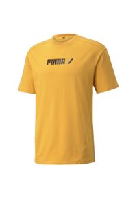 Podkoszulek Puma Rad Cal Tee, Żółty, Mężczyźni. Kolor: żółty. Materiał: materiał. Sport: joga i pilates #1