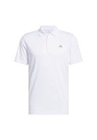 Adidas - Koszulka Adi Performance Polo. Typ kołnierza: polo. Kolor: biały. Materiał: materiał. Styl: sportowy