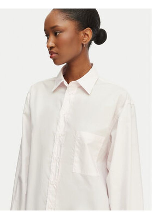 BOSS Koszula Saturday 50543800 Różowy jasny Oversize. Kolor: różowy. Materiał: bawełna