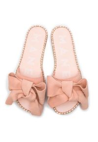 Manebi Espadryle Sandals With Bow W 1.4 J0 Różowy. Kolor: różowy. Materiał: zamsz, skóra #5