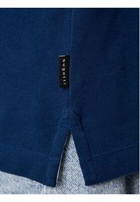 Bugatti Polo 8150 55001A Granatowy Slim Fit. Typ kołnierza: polo. Kolor: niebieski. Materiał: bawełna #4