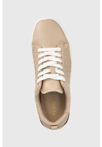 Aldo sneakersy kolor beżowy. Nosek buta: okrągły. Zapięcie: sznurówki. Kolor: beżowy. Materiał: guma #5