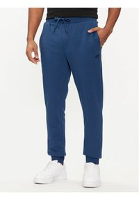 4f - 4F Spodnie dresowe 4FAW23TTROM452 Niebieski Regular Fit. Kolor: niebieski. Materiał: bawełna