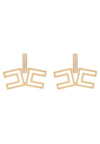 Elisabetta Franchi Kolczyki OR-31A-61E2-V240 Złoty. Materiał: metalowe. Kolor: złoty #2