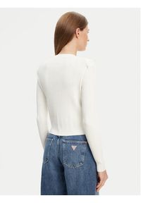 Guess Kardigan W5YR09 Z0130 Biały Regular Fit. Kolor: biały. Materiał: syntetyk, wiskoza #4