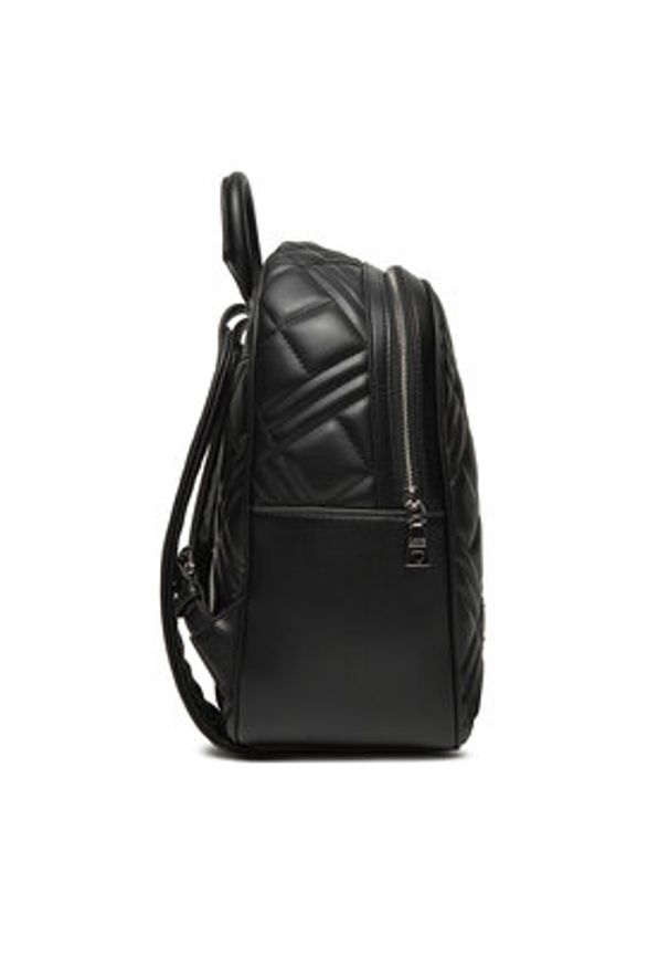 Love Moschino - LOVE MOSCHINO Plecak JC4154PP1MLA000B Czarny. Kolor: czarny. Materiał: skóra