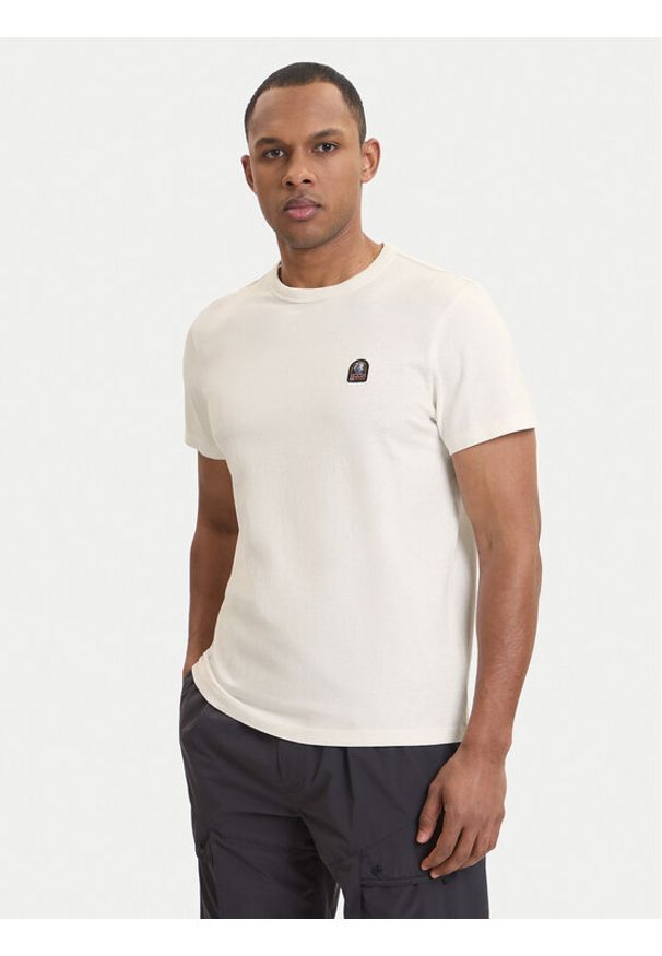 Parajumpers T-Shirt Elio 26SMPMTSRJ02 Biały Regular Fit. Kolor: biały. Materiał: bawełna