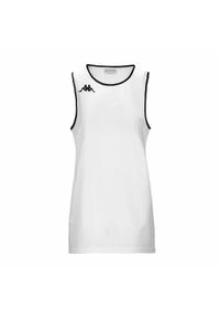 Damski dżersej bez rękawów Kappa Danca. Kolor: czarny, biały, wielokolorowy. Materiał: jersey. Długość rękawa: bez rękawów. Sport: koszykówka