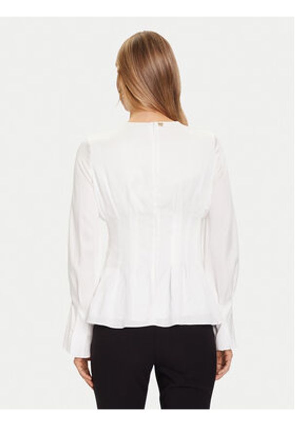 Marciano Guess Bluzka 5BGH13 7390A Biały Regular Fit. Kolor: biały. Materiał: lyocell