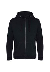 AWDIS - Bluza Z Kapturem Dla Dorosłych Unisex Just Hoods Graduate Heavyweight. Typ kołnierza: kaptur. Kolor: czarny