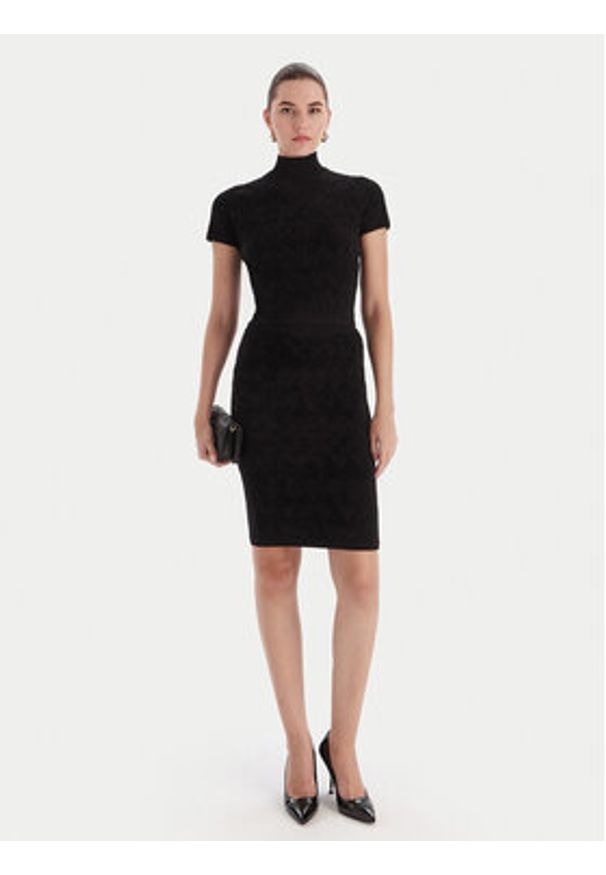 Marciano Guess Sweter 5BGR05 5661Z Czarny Regular Fit. Kolor: czarny. Materiał: syntetyk