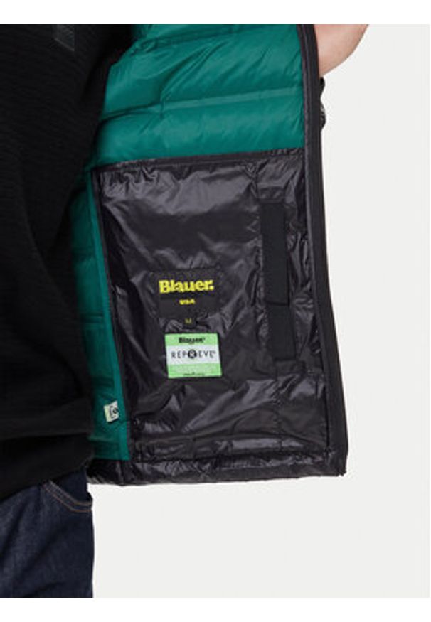 Blauer Kurtka przejściowa 25WBLUC02132 Czarny Regular Fit. Kolor: czarny. Materiał: syntetyk