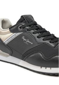 Pepe Jeans Sneakersy PLS40024 Czarny. Kolor: czarny. Materiał: materiał