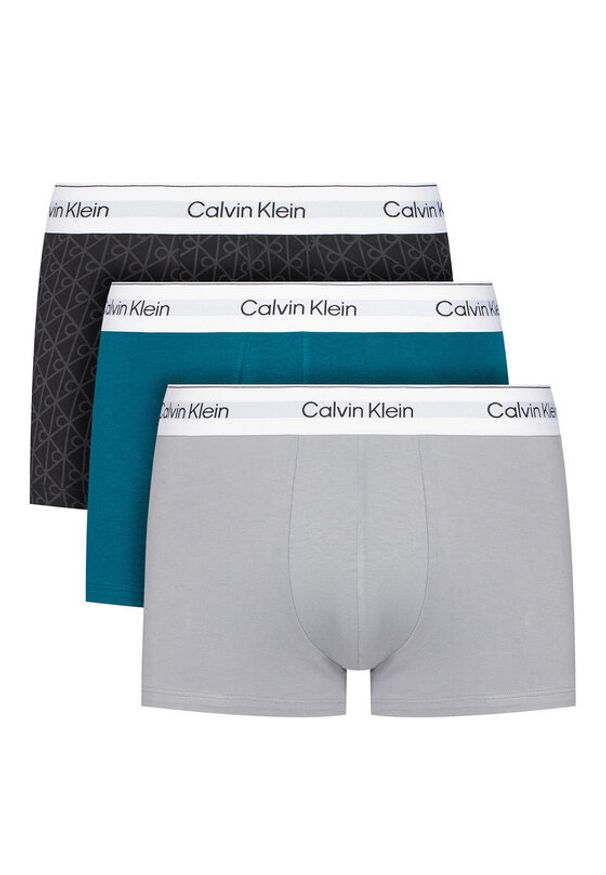 Calvin Klein Underwear Komplet bokserek LV00NB4565 Kolorowy. Materiał: bawełna. Wzór: kolorowy